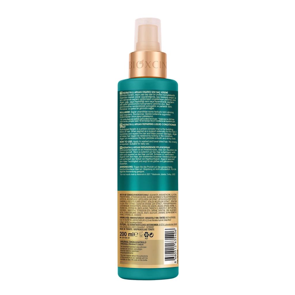 Bioxcin Keratin & Argan Repairing Sıvı Hair Conditioner 200 ml