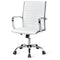 High Back Ribbed Office Chair with Armrests
