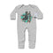 Cowboy Rodeo Bull Rider - Infant One-Piece Footed Pajamas W/Mittens