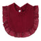 Ruffled Cotton Gauze Lace Bib Saliva Pocket