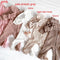 Long-sleeved Knitted Stretch Cotton Suit For Girls