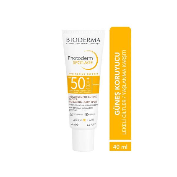 Bioderma Photoderm Spot-Age Sunscreen Cream SPF50+ - Anti-aging, Moisturizing, High SPF Protection