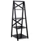 4-tier Leaning Free Standing Ladder Shelf Bookcase-White