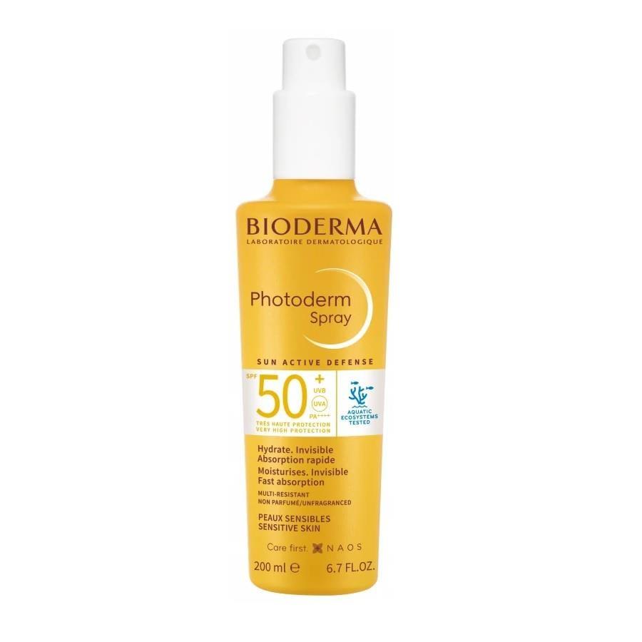 Bioderma Photoderm SPF50+ Sunscreen Spray for Family Use - Non-Greasy, Dermatologically Tested