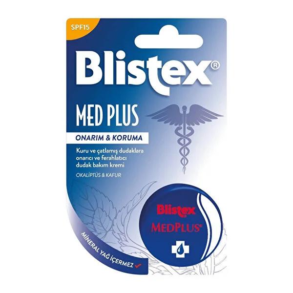 Blistex MedPlus Lip Balm - Intensive Repair for Dry, Cracked Lips | Cooling Menthol & Camphor Relief | Lip Protectant, 7ml Jar