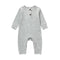 New Baby Jumpsuit Sunken Stripe Trousers Romper Western Style