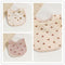 Cotton Gauze U-shaped Bib Baby Saliva Towel