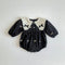 Autumn Clothes Baby's Gown Doll Collar Lace Embroidery