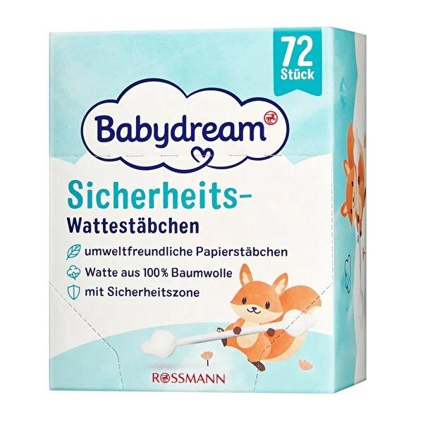 Babydream Baby Cotton Swabs - 70 Count, Dermatologically Tested, Gentle Ear Cleaning for Infants