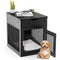 2-In-1 Dog House with Drawer and Wired Wireless Charging