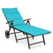 Outdoor Chaise Lounge Chair Rattan Lounger Recliner Chair