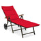 Outdoor Chaise Lounge Chair Rattan Lounger Recliner Chair