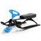 Kids Snow Sand Grass Sled w/ Steering Wheel and Brakes