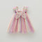 Rainbow Wings Mesh Girl Dress