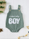 Male And Female Baby Corduroy Suspender Towel Embroidery