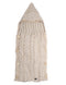 Infant Baby Tassel Ca P Sleeping Bag Sweater Wooden Button Hooded Sleeping Bag