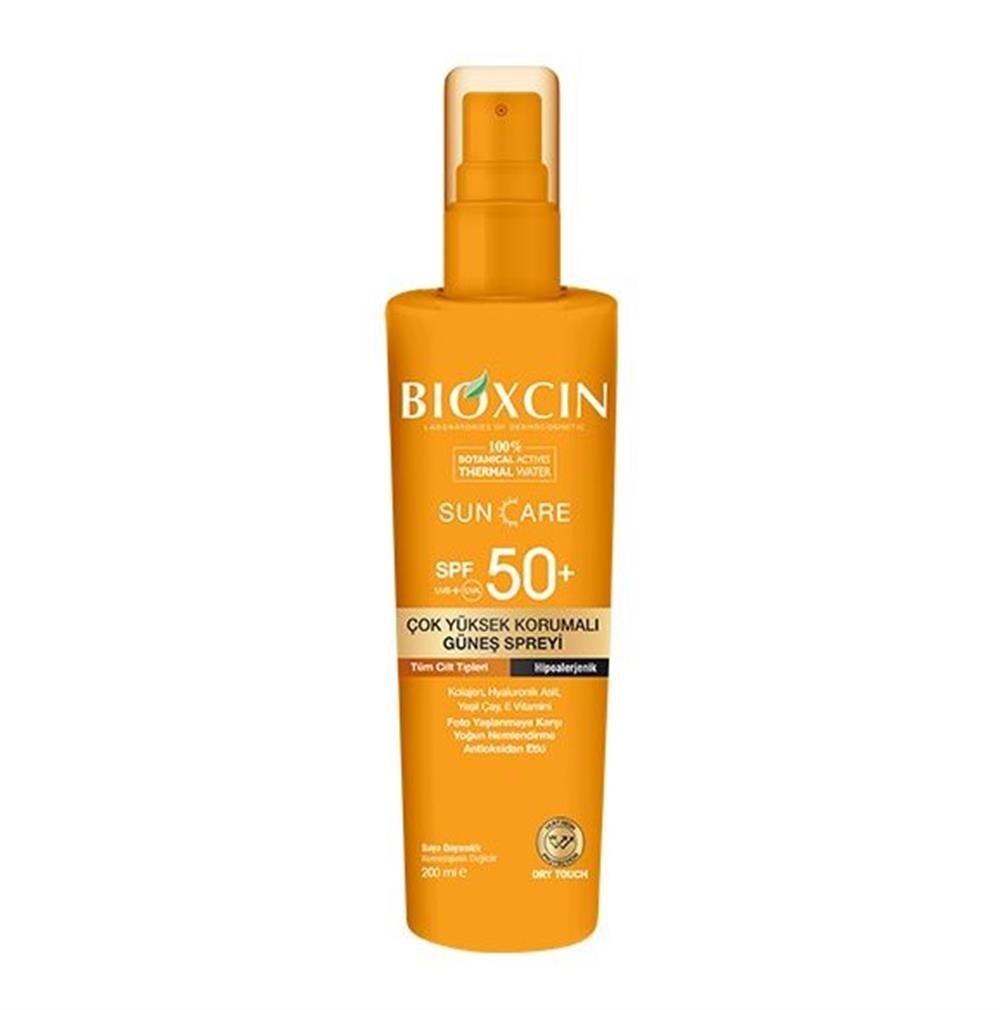 Bioxcin Sun Care SPF50+ Sunscreen Spray for All Skin Types - 200ml High Protection Sun Care Spray