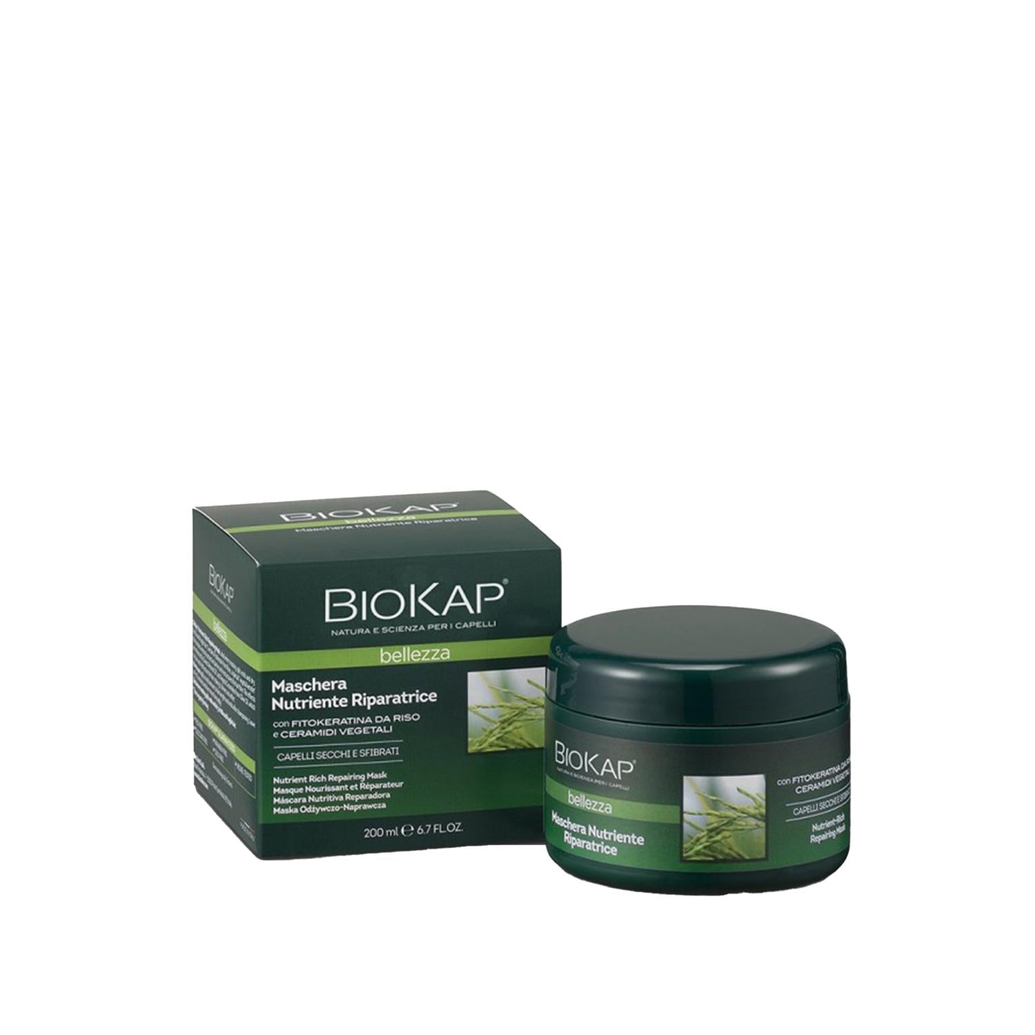 Biokap Nourishing and Repairing Hair Mask 200ml - Intensive Hair Care for Damaged Hair