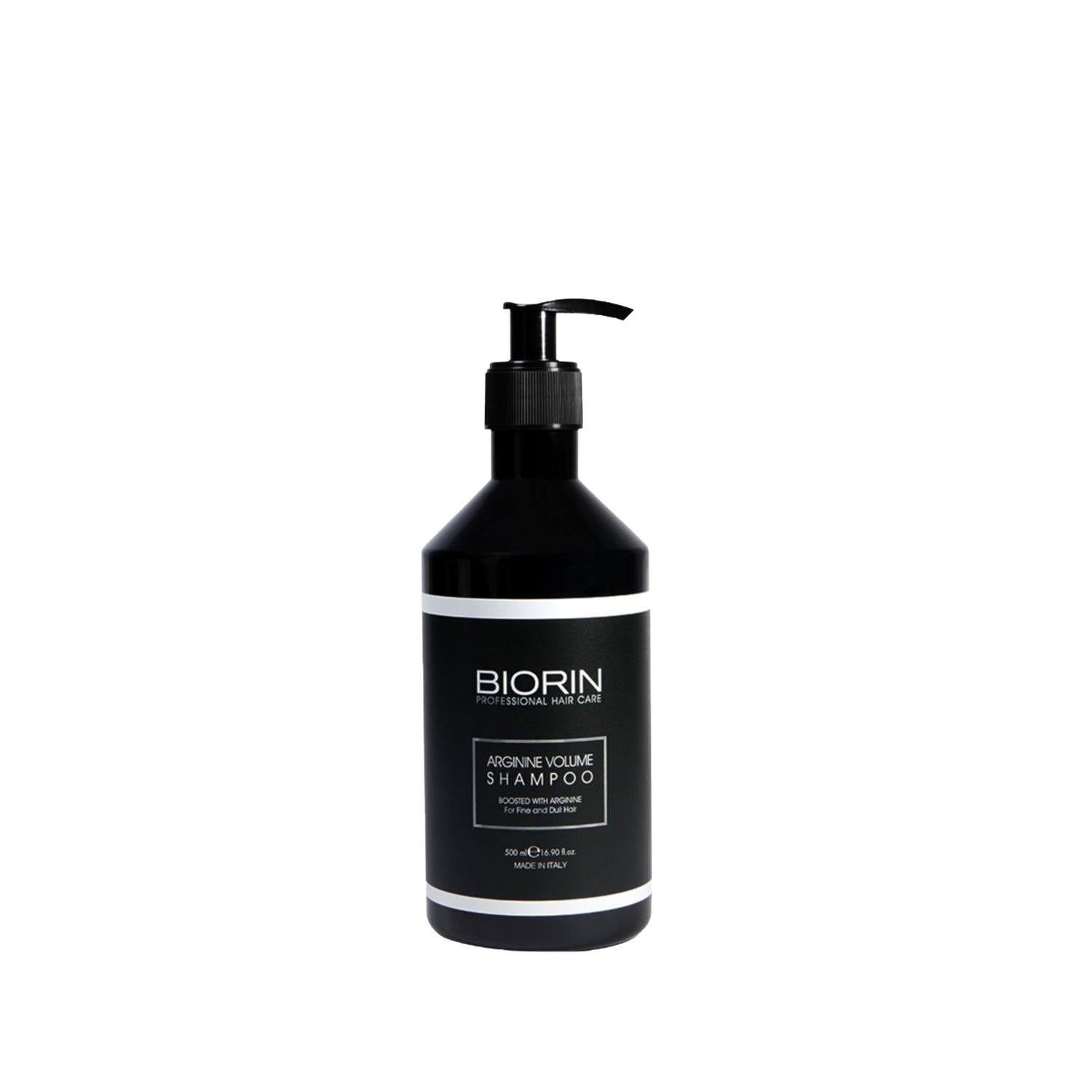 Biorin Arginine Volumizing Shampoo 500ml: Achieve Thicker, Fuller Hair - Strengthens & Thickens Fine Hair