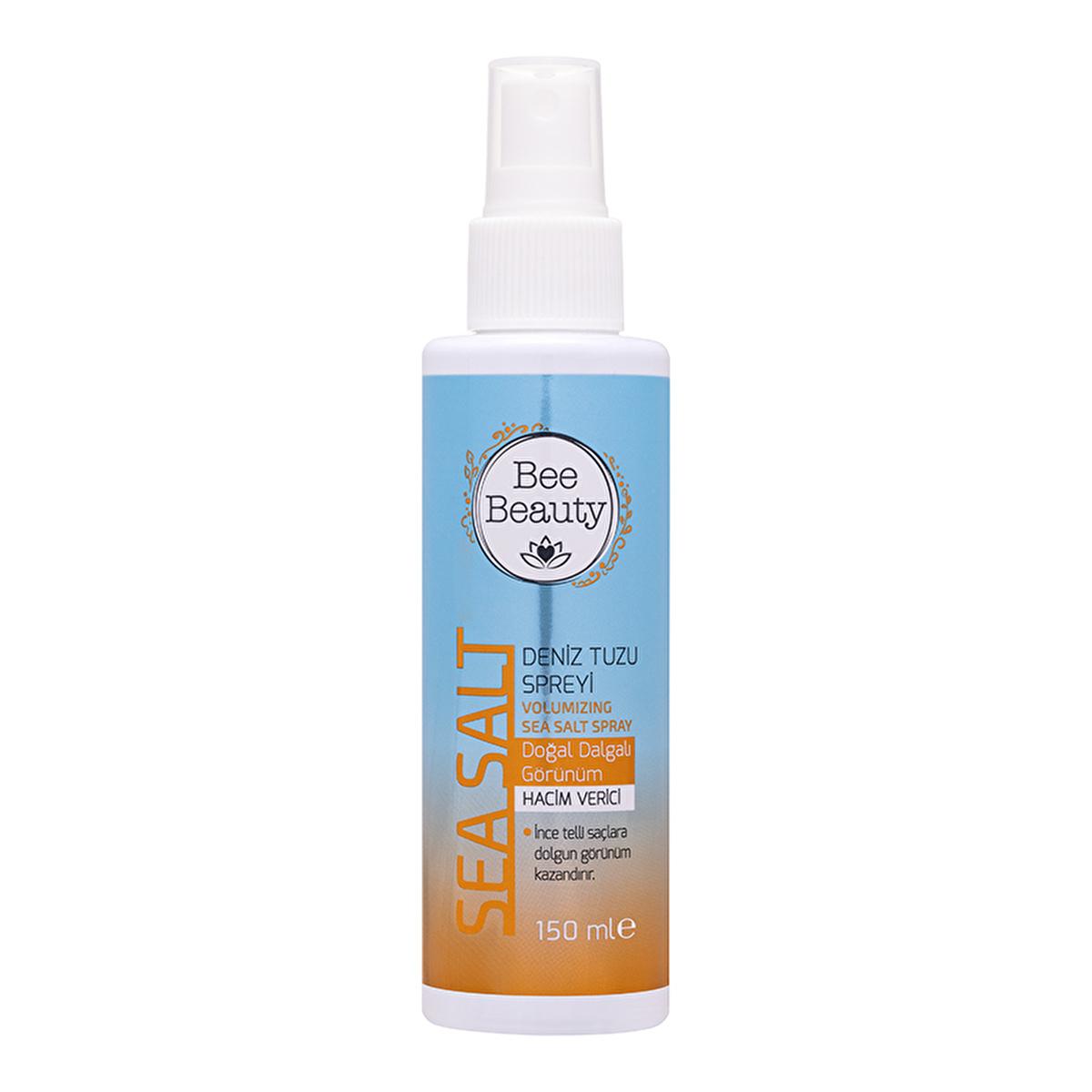Bee Beauty Sea Salt Spray for Hair - Adds Volume, Texture & Natural Wave Effect - 5.07 fl oz