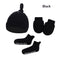 Newborn Hat Mittens And Socks Set With Rubber-soled Shoes
