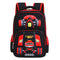 Three Dimensional Car Boys Primary School Trolley School Bag