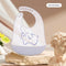 Baby Waterproof And Stain-resistant Food-grade Silicone Bib