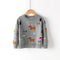 Cotton Double Layer Autumn Winter Christmas Long Sleeved Children's Sweater