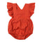 Baby Cotton And Linen Summer Strap One Piece Suit