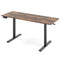 Electric Standing Desk with 3 Memory Heights and 2 Hanging Hooks and Cable Holes