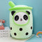 Fruit Milky Tea Cup Pillow Plush Toy Leather Phone Case