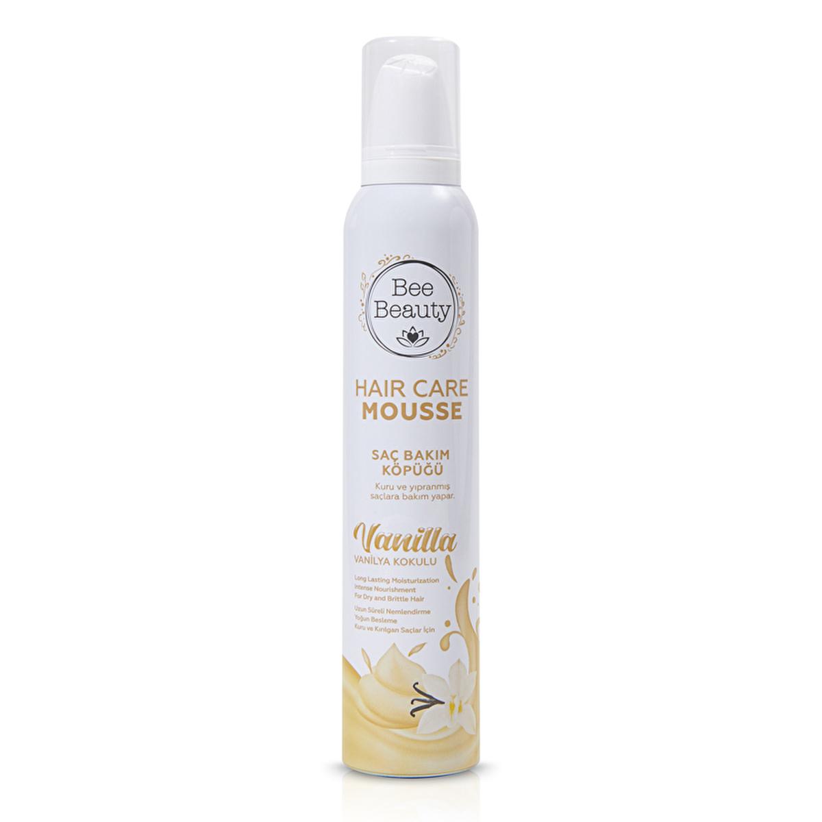 Bee Beauty Hair Care Mousse - Vanilla Scented, Conditioning, Damage Repair - 6.76 fl oz