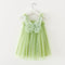 Children's Mesh Dress Sling Birthday Dress Pettiskirt Three-dimensional Angel Wings Fairy Fashionable Skirt