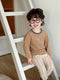 Boneless Pure Cotton Thermal Underwear Set For Boys And Girls Autumn Tops And Pants