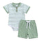 Baby Jumpsuit Short Sleeve Toddler Jumpsuit Romper Shorts Suit