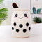 Fruit Milky Tea Cup Pillow Plush Toy Leather Phone Case