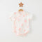 Simple Cartoon Print Summer Baby Rompers Girls Clothing