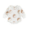 Baby One-piece Suit Knitted Long Sleeve