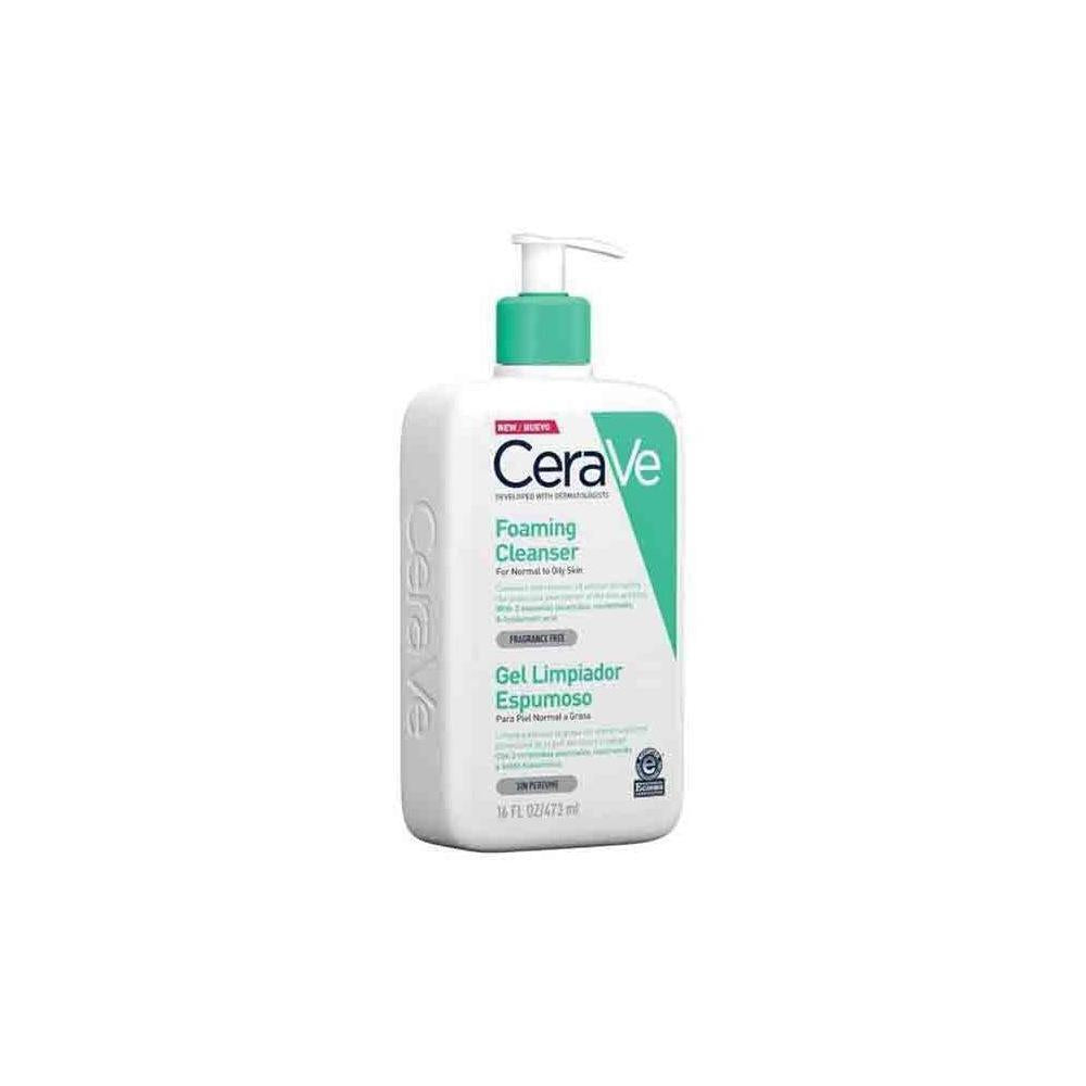 CeraVe Foaming Facial Cleanser for Normal to Oily Skin - Gentle, Non-Comedogenic & Hydrating