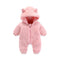 Coral Fleece Autumn And Winter Thin Bodysuit Newborn Thermal Zipper Onesie Baby Rompers Jumpsuit