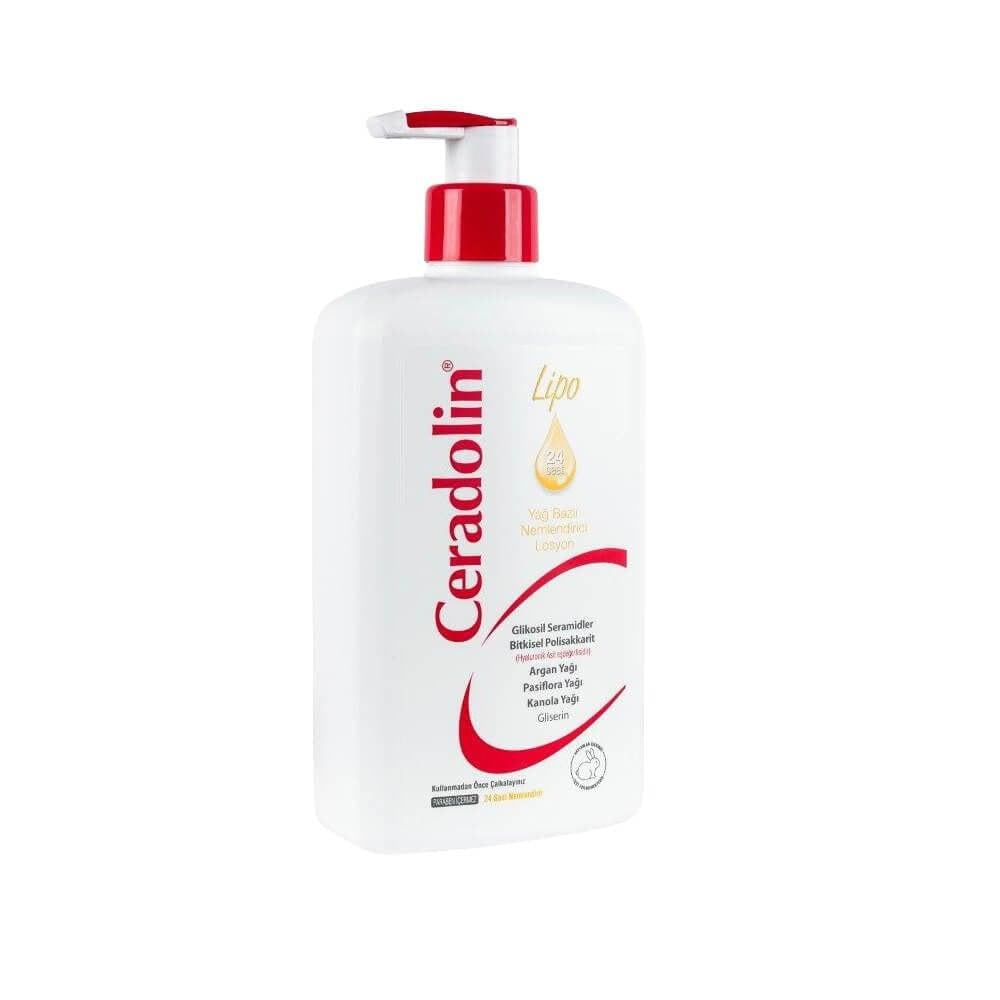 Ceradolin Moisturizing Lotion - 24 Hour Hydration, Paraben-Free, Ceradolin Lipo Losyon