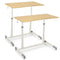 Height Adjustable Computer Desk Sit to Stand Rolling