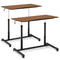Height Adjustable Computer Desk Sit to Stand Rolling