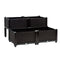 Set of 4 Elevated Flower Vegetable Herb Grow Planter Box