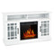 48 Inch Electric Fireplace TV Stand with Cabinets for TVs Up to 5