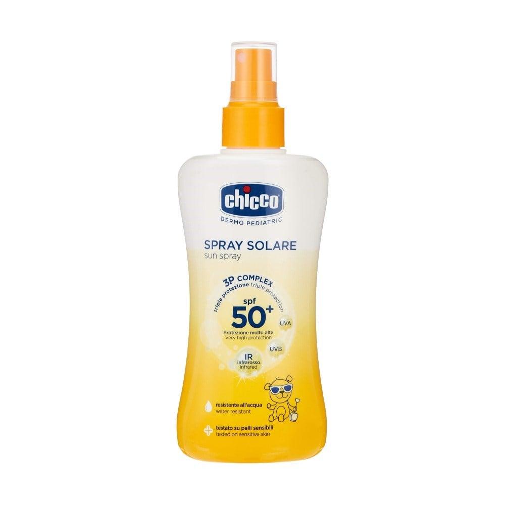 Chicco SPF 50+ Sunscreen Spray - Fragrance-Free, Alcohol-Free Sun Protection for Sensitive Skin - 5.07 fl oz