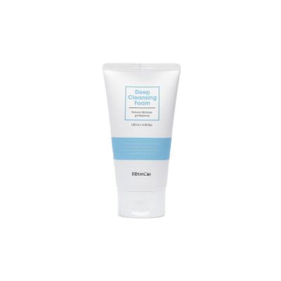 Bibimcos Deep Cleansing Foam - Gentle Facial Cleanser with Amino & Hyaluronic Acid for Sensitive Skin - Removes Dirt & Makeup, Maintains Moisture