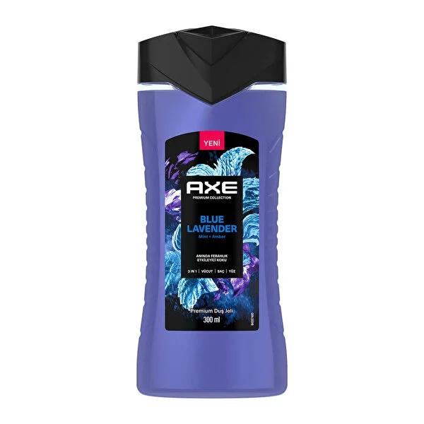 Axe Premium Collection 3-in-1 Blue Lavender Shower Gel for Men - Refreshing, Cleansing, and Energizing