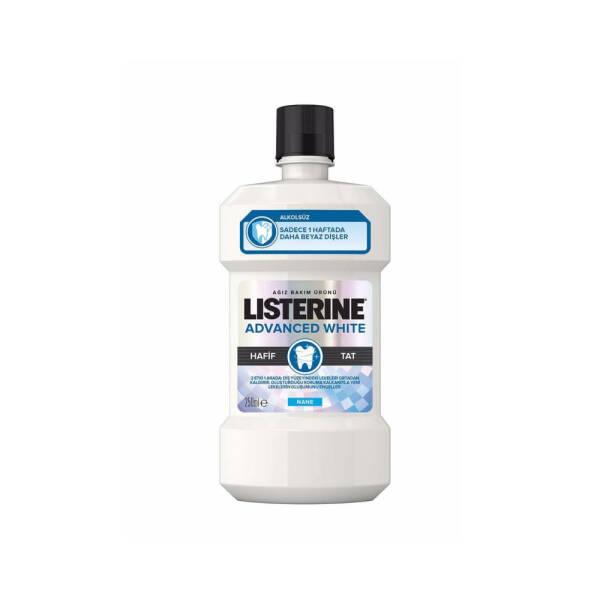 Listerine Advanced White Mild Mint Mouthwash: Gently Whitens Teeth, Protects Oral Health, and Freshens Breath