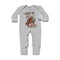 Giddy Up Jingle Horse - Infant Western One-Piece Footed Christmas Pajamas W/Mittens